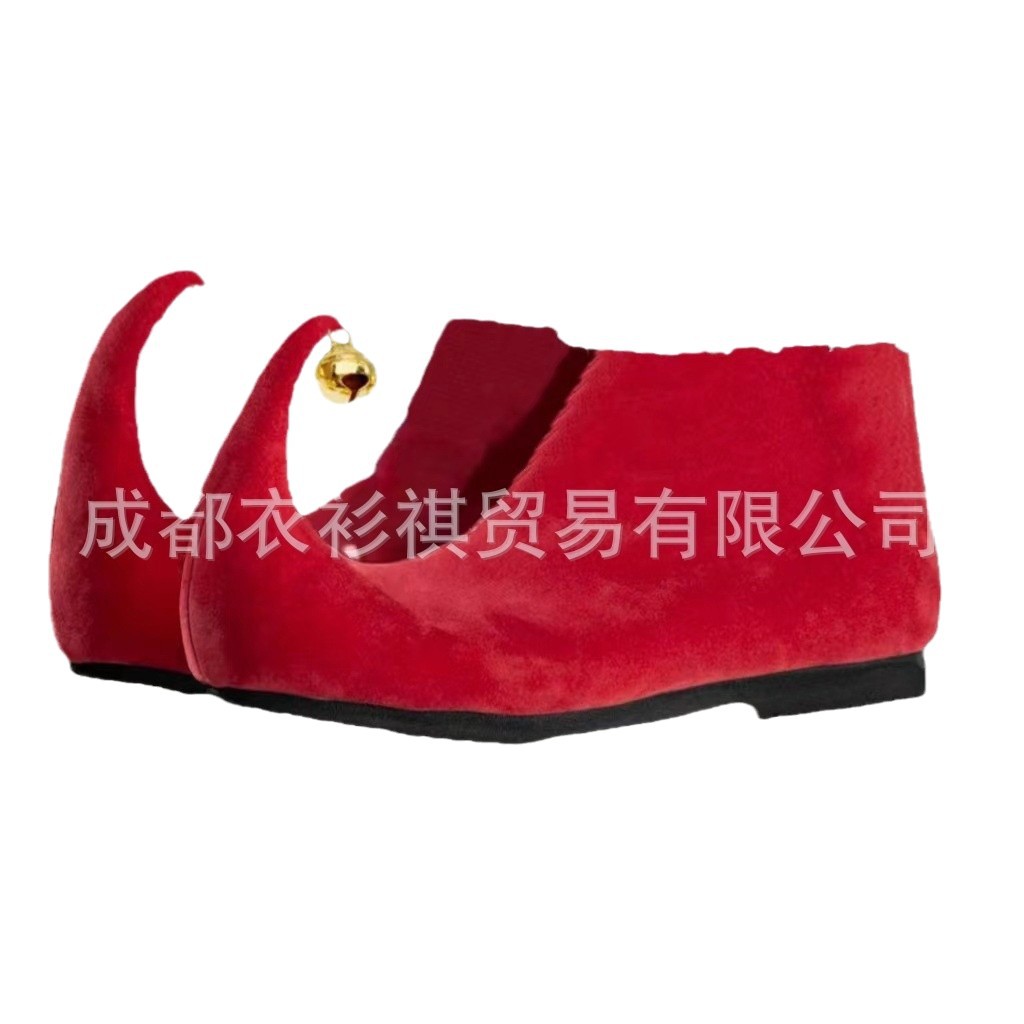 Elf Costume Christmas - Świąteczne buty dla dorosłych elfów, Świętego