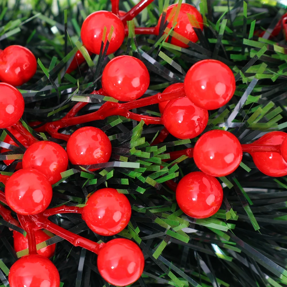 5/100x Sztuczne czerwone gałąz – Christmas Wreath Fake recenzja i cena