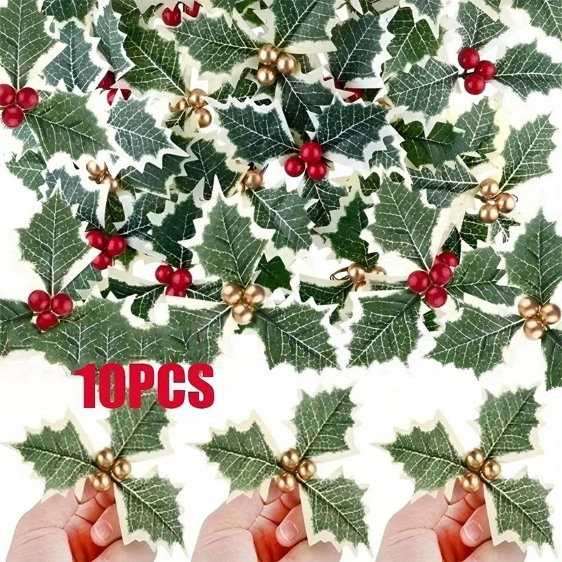 10 szt. Sztuczne jagody ostrok – Christmas Wreath Fake recenzja i cena