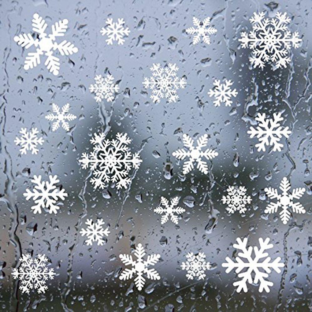 27/38PCS Prezent Xmas Festival – Snowflake Window Decal recenzja i cena