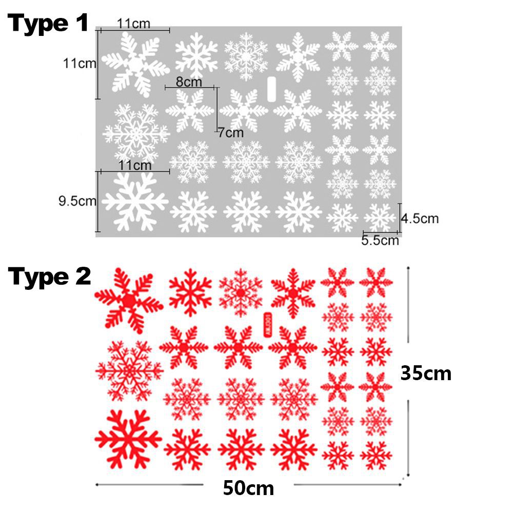 27/38PCS Prezent Xmas Festival – Snowflake Window Decal recenzja i cena