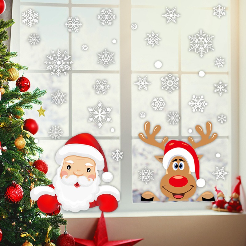 Naklejka na okno Święty Mikoła – Snowflake Window Decal recenzja i cena
