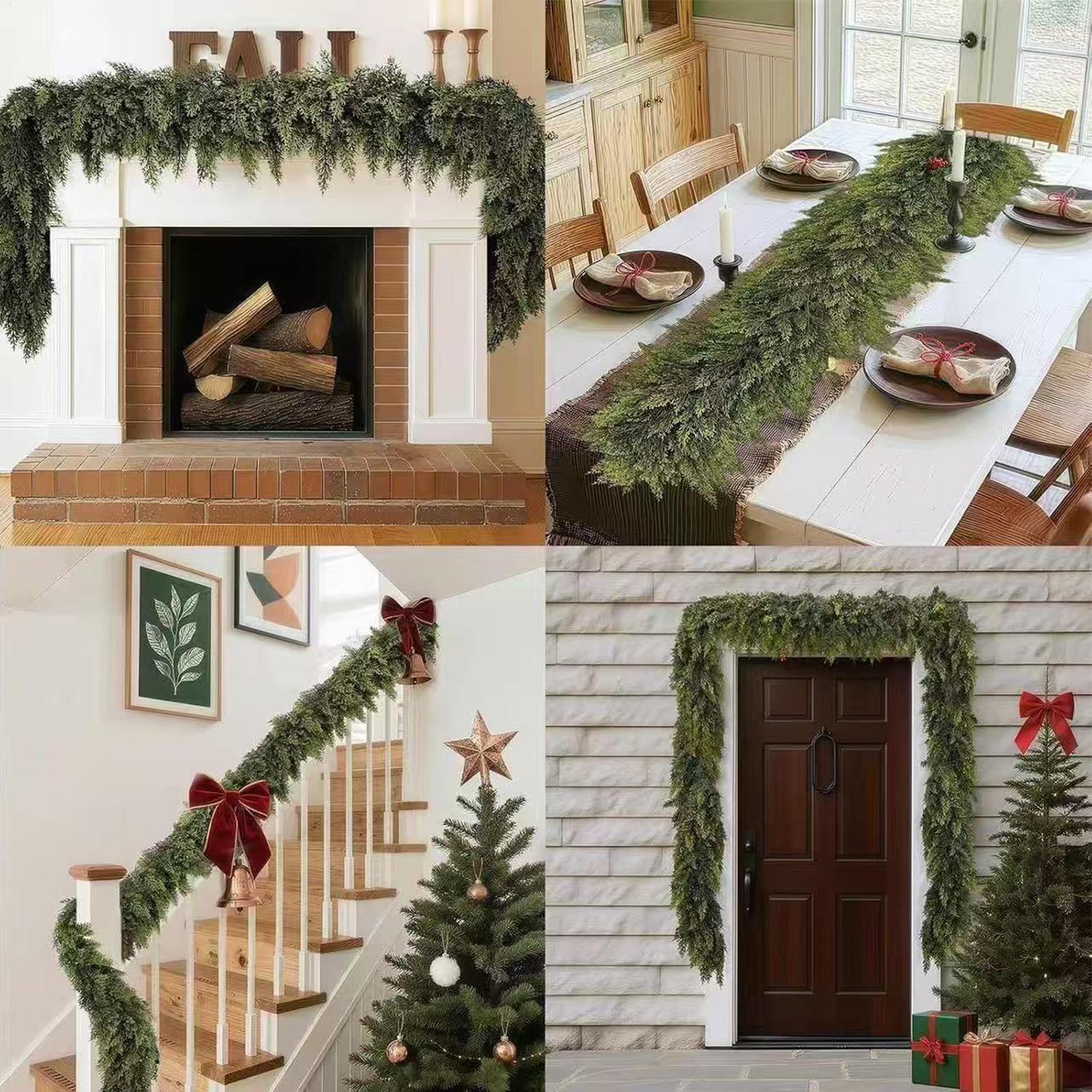 Świąteczne girlandy sztuczne z – Christmas Wreath Fake recenzja i cena