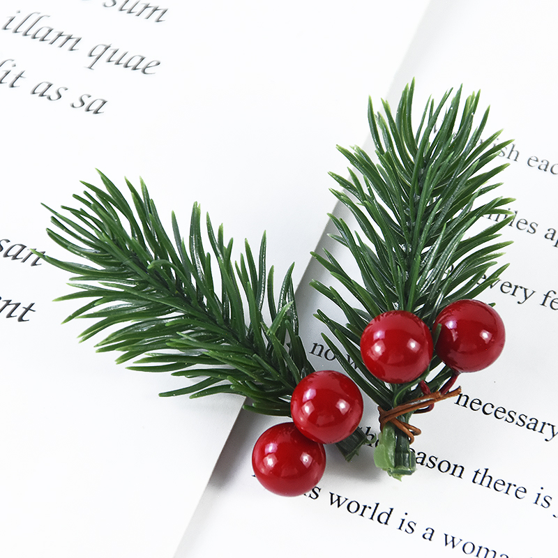 10 szt. Świąteczne gałązki z j – Christmas Wreath Fake recenzja i cena