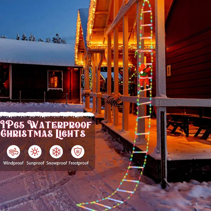 Świąteczne lampki LED, dekorac – Christmas Lights Outdoor recenzja i cena