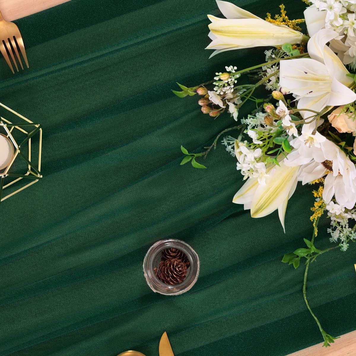 Szyfonowy bieżnik na stół Nude – Christmas Table Runner recenzja i cena