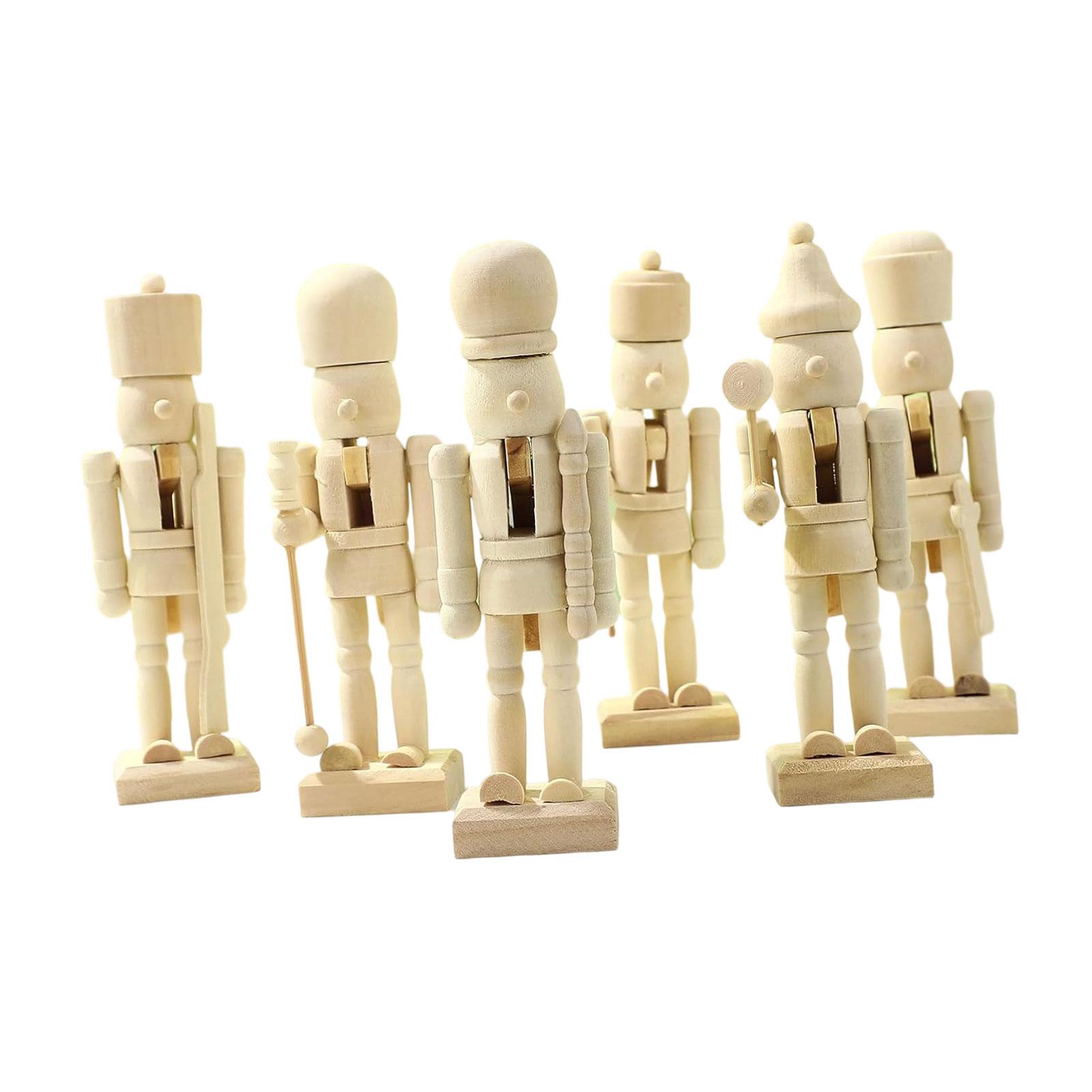 6x Drewniane Dziadek do Orzech – Nutcracker Figurine recenzja i cena
