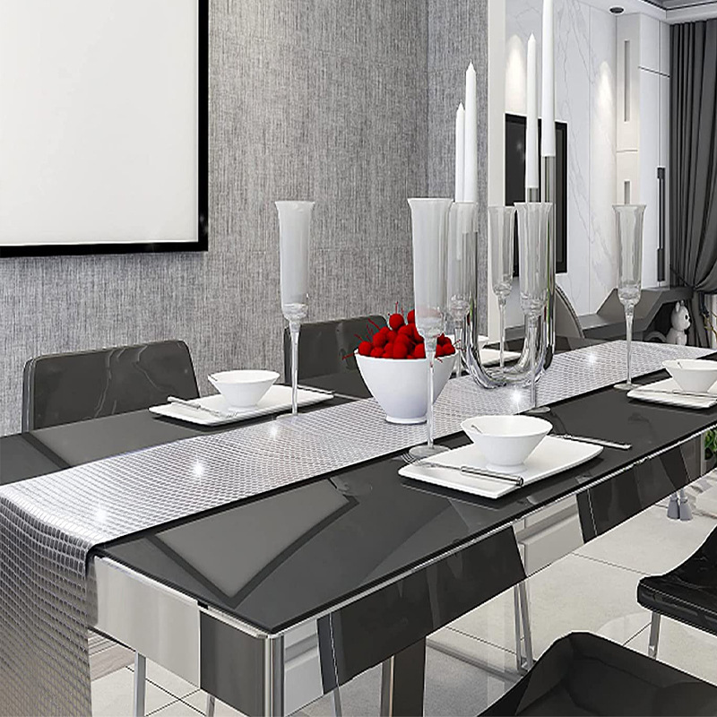 Błyszczący lustrzany złoty/sre – Christmas Table Runner recenzja i cena