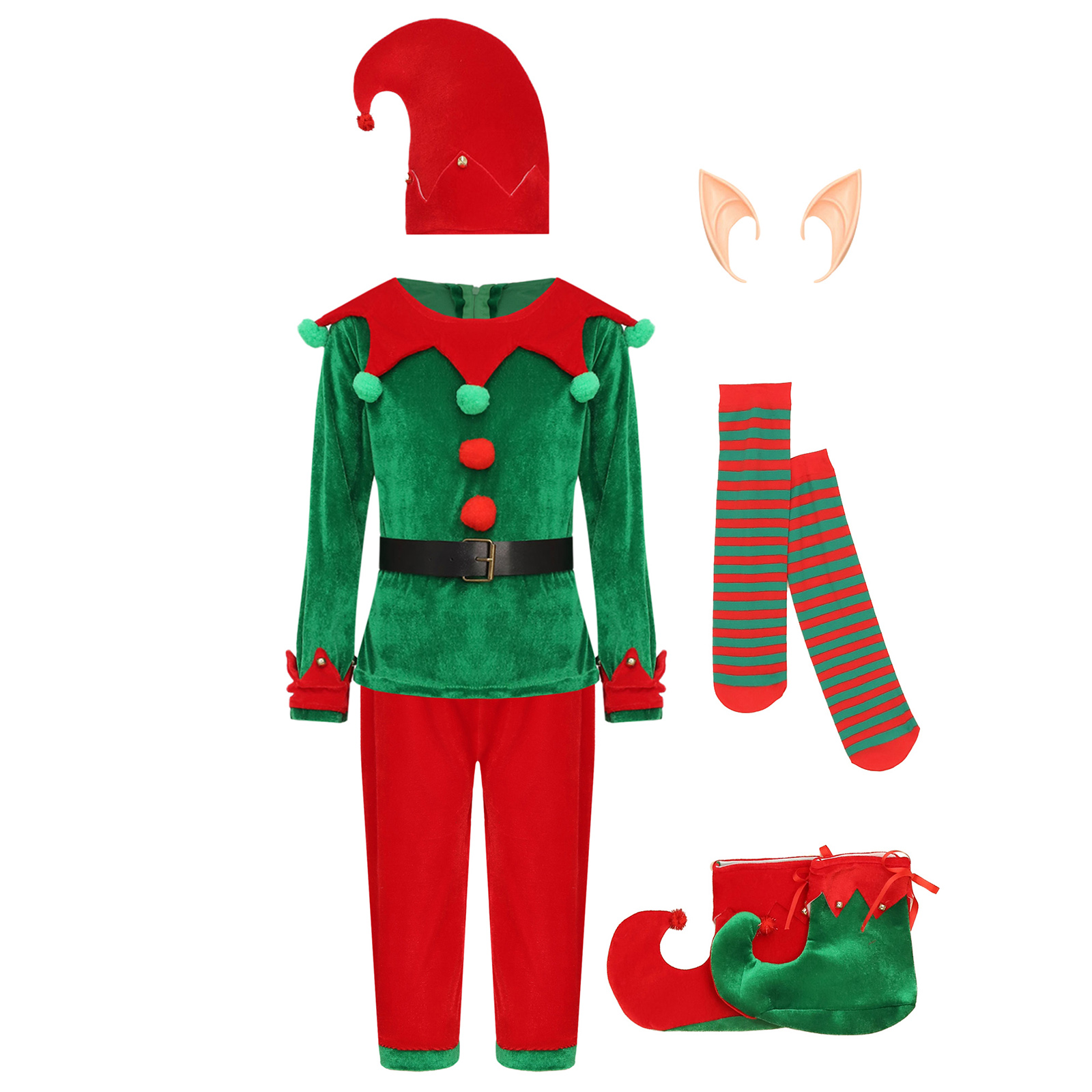 Strój Świąteczny dla Dziewczyn – Elf Costume Christmas recenzja i cena