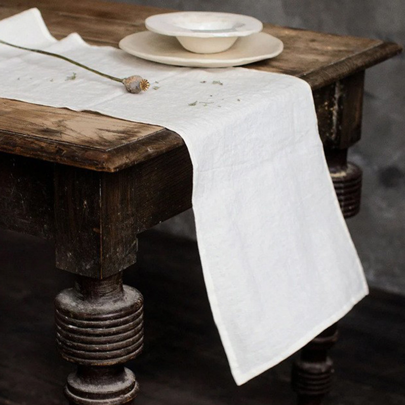 Bieżnik na stół ze 100% lnu, p – Christmas Table Runner recenzja i cena