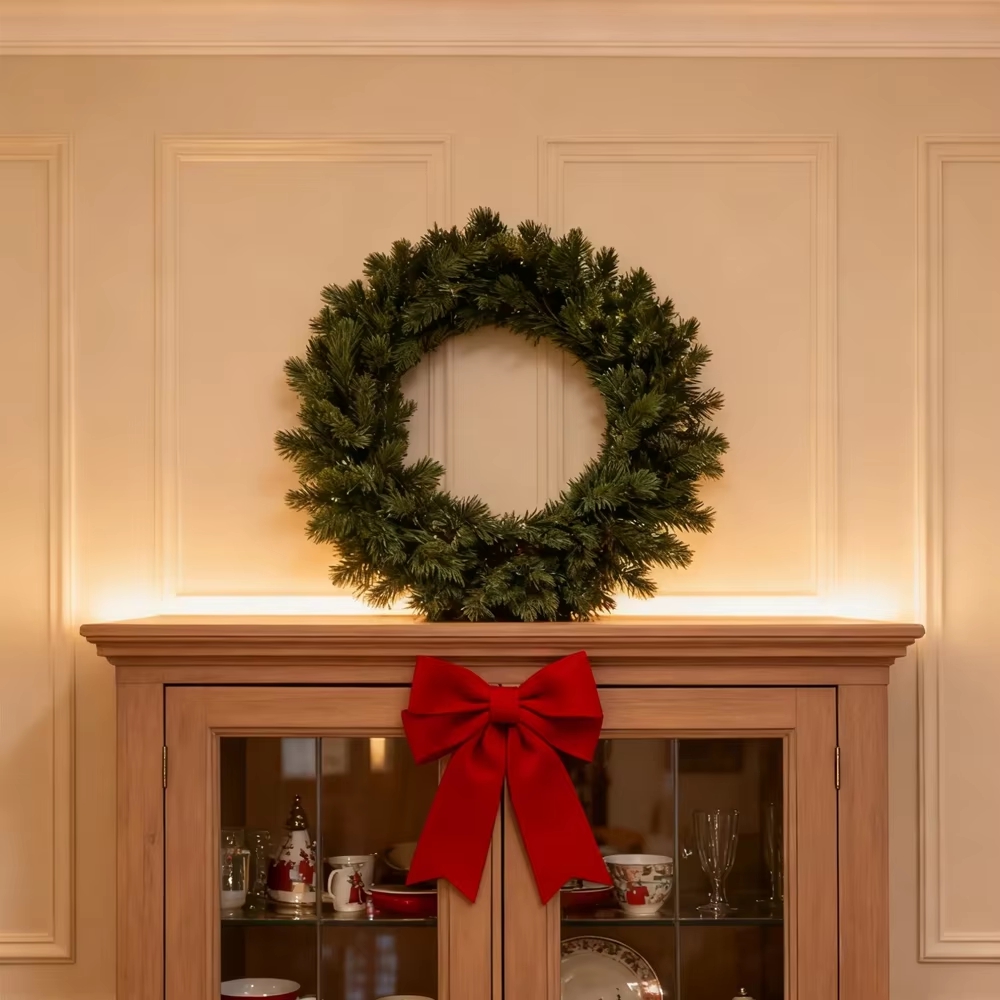 Sztuczny wieniec z sosny, deko – Christmas Wreath Fake recenzja i cena