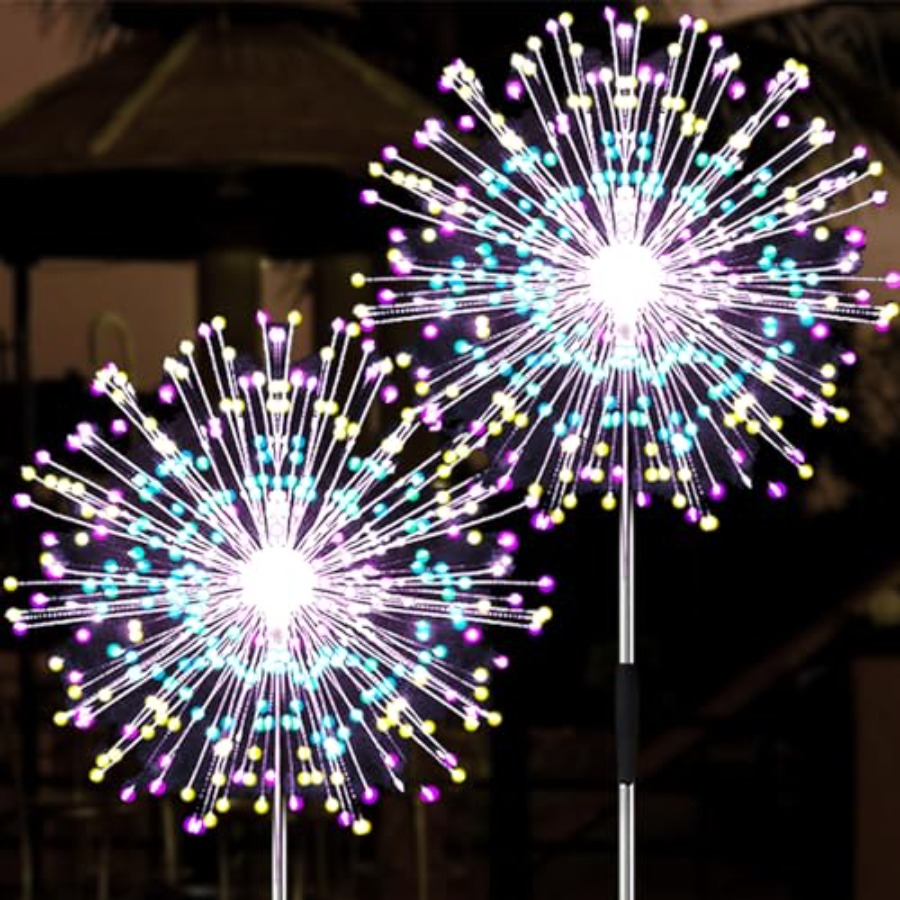 Solarne lampki fajerwerki, try – Christmas Lights Outdoor recenzja i cena